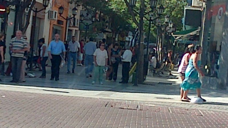 Locura navideña en el centro