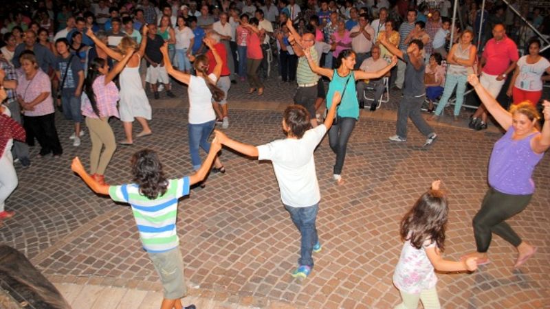 Músicos y cantores en la Serenata a la Virgen"