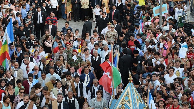 Dispositivo de seguridad para la tradicional Procesión de la Virgen del Valle