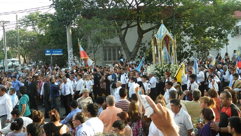 Multitudinaria manifestación de amor a la Morena Virgen del Valle