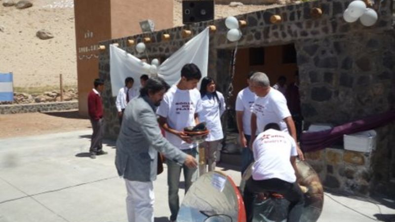 Entregaron netbooks en Barranca Larga, Belén