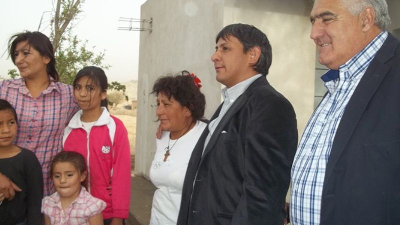 Construyeron módulos habitacionales en Santa María