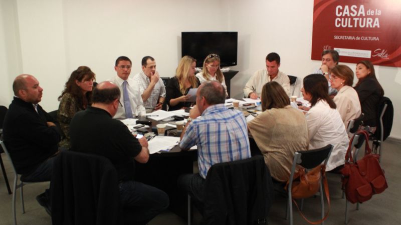 Saseta en la reunión del Consejo Regional Norte Cultura