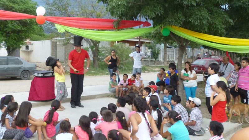 Actividades recreativas y de promoción en Ojo de Agua