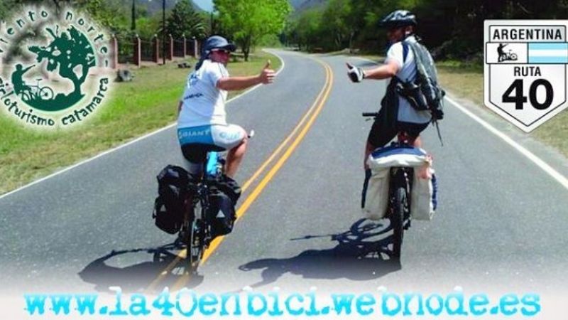 Brizuela y Lascano, de La Quiaca a Ushuaia en “bici”