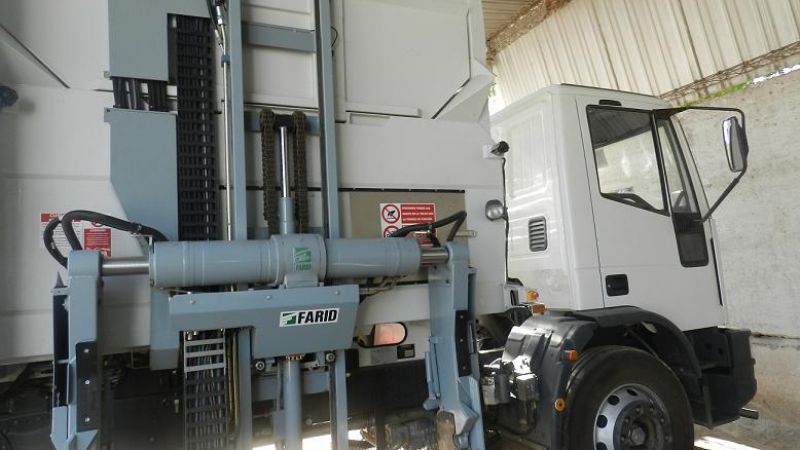 Nuevo camión para la recolección de residuos en la ciudad