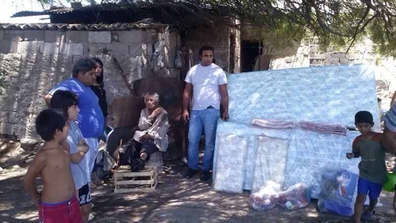 Familias  zona norte de la ciudad reciben ayuda de Desarrollo Social