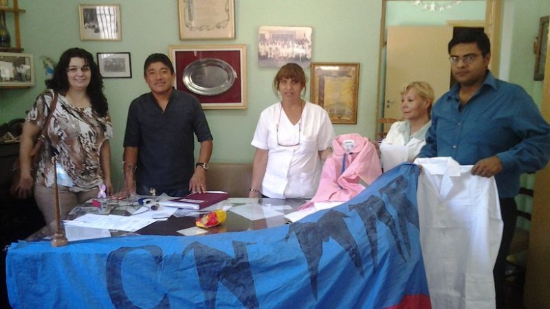 Entregaron guardapolvos en el Hogar Escuela