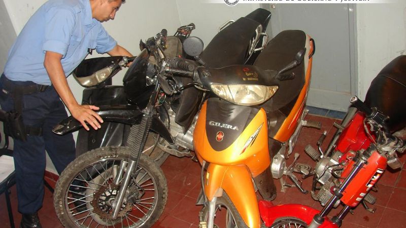 Secuestran motos en controles vehiculares