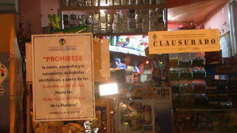 Clausuran cinco comercios por venta de bebidas alcohólicas