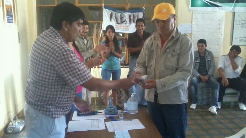 La cooperativa agroganadera diaguita entregó microcréditos 