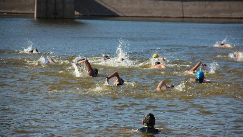 Multitudinaria convocatoria en la quinta fecha de triatlón