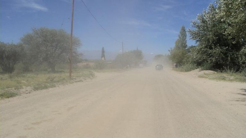 A pesar de los trabajos en la ruta 40, vecinos piden mantenimiento 