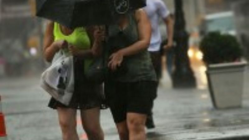 La lluvia trae alivio