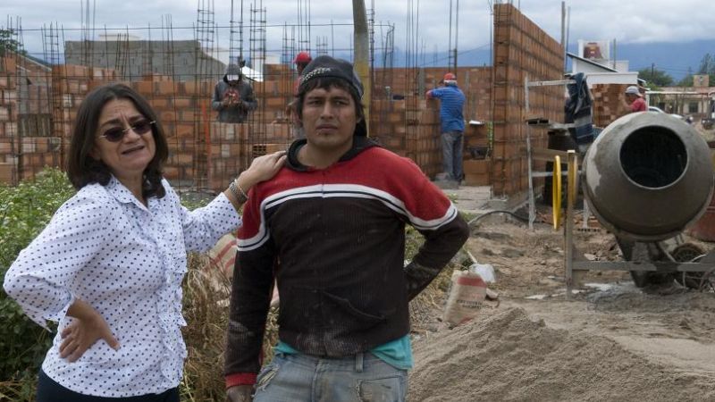 La gobernadora recorrió obras en la zona Norte