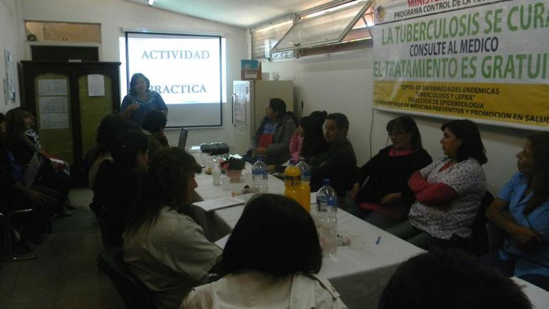 Agentes sanitarios fueron capacitados sobre Tuberculosis