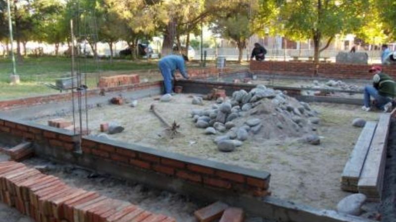 Avanzan las obras en el camping municipal