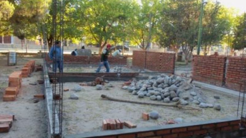 Avanzan las obras en el camping municipal