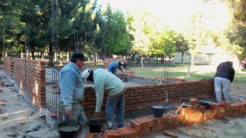 Avanzan las obras en el camping municipal