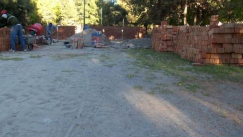 Avanzan las obras en el camping municipal