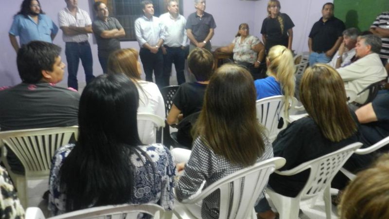 Jalil visitó a vecinos de la zona Norte