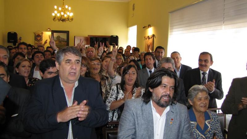 Tomassi participó de la asunción de Ariza