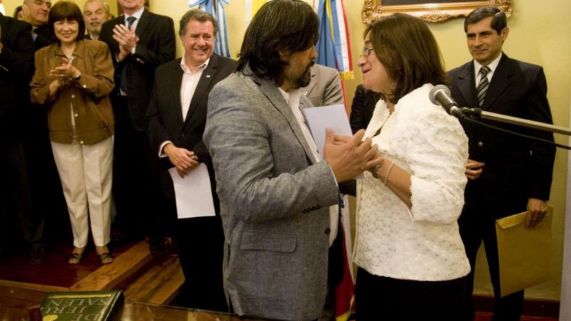 Corpacci puso en funciones a Ariza