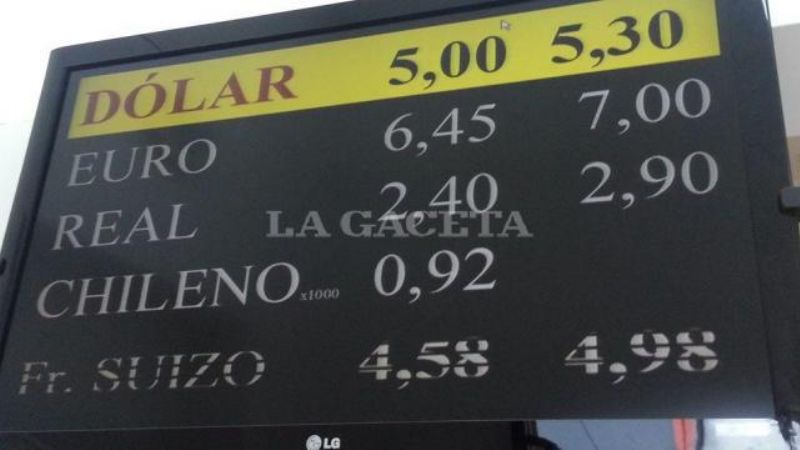 El dólar "blue" se vende hasta por $ 9 en Tucumán