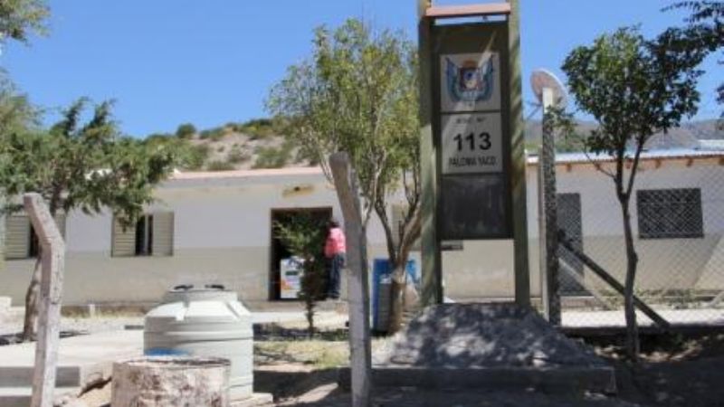 Entregan donación a la escuela rural de Paloma Yaco