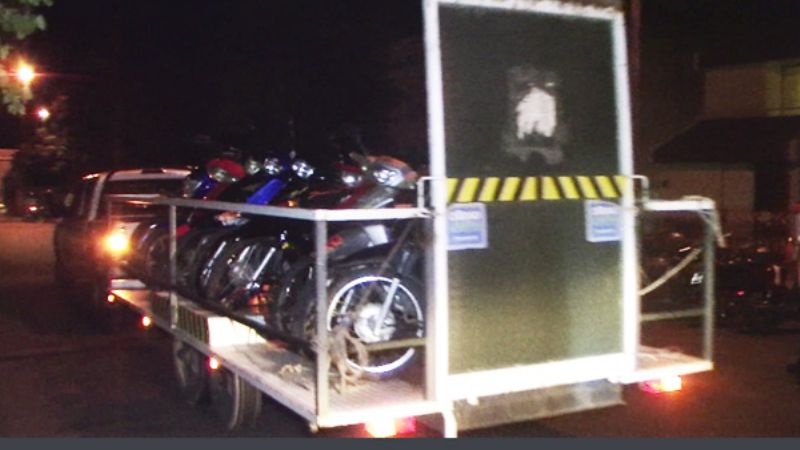 Un total de 6 clausuras, 62 motos demoradas y 16 autos 