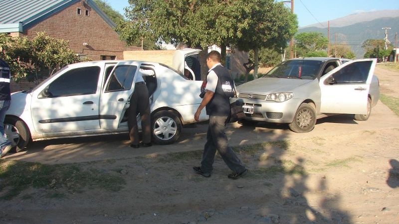 Desorden y tiroteo en el barrio Santa Marta
