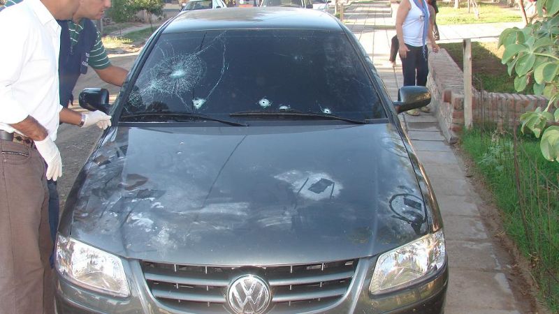 Desorden y tiroteo en el barrio Santa Marta