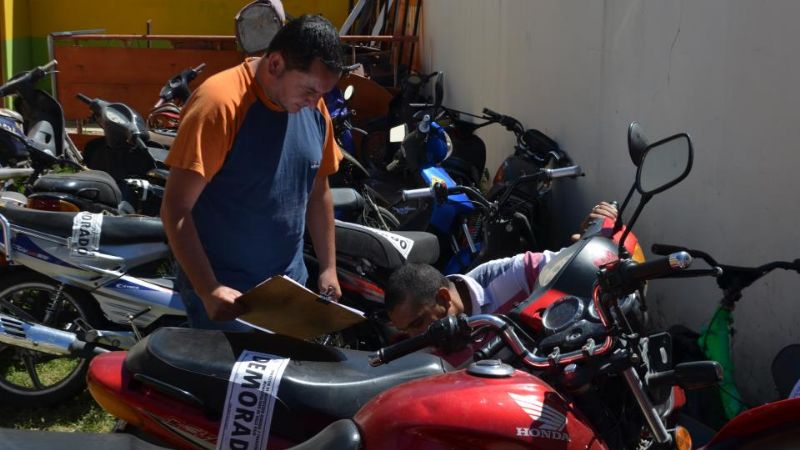 Secuestran 12 motos en controles vehiculares en Valle Viejo