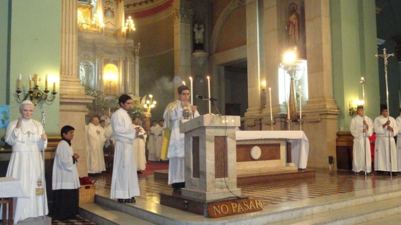 Se celebró la Misa Crismal en la Catedral Basílica