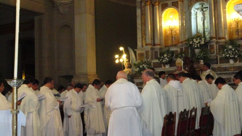 Se celebró la Misa Crismal en la Catedral Basílica