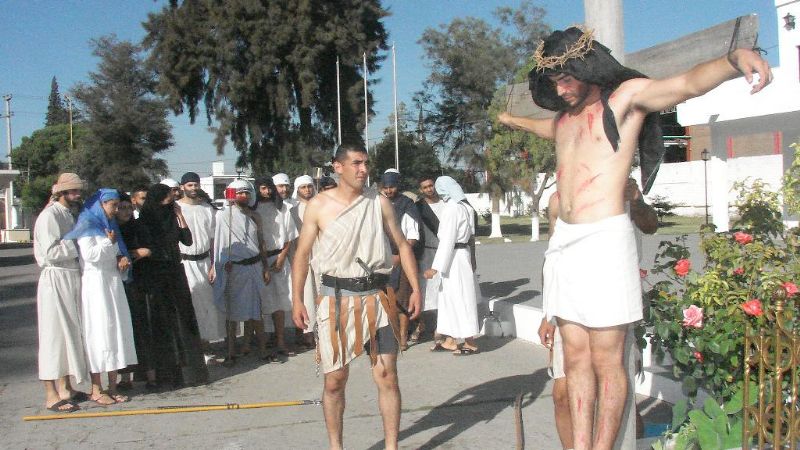 Vía Crucis en el IES Policial