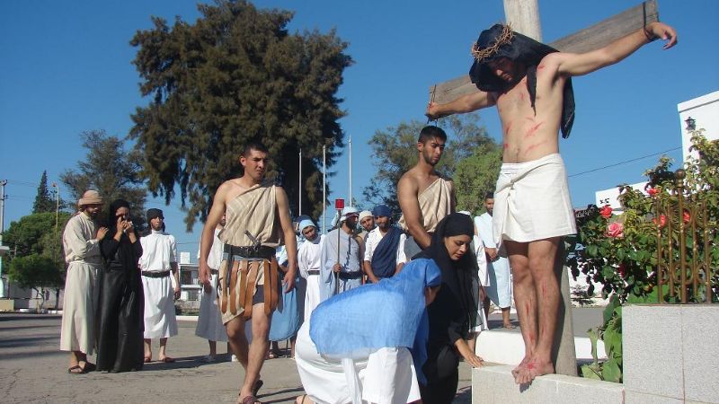 Vía Crucis en el IES Policial