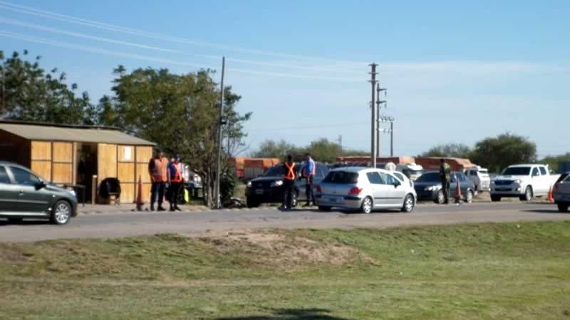 Estrictos controles de tránsito en la ruta 157