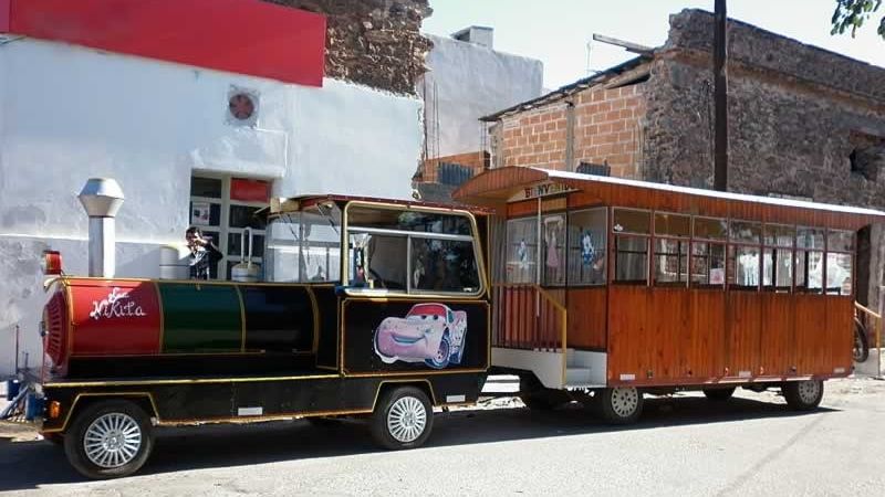El “trencito” para divertir a los más pequeños 