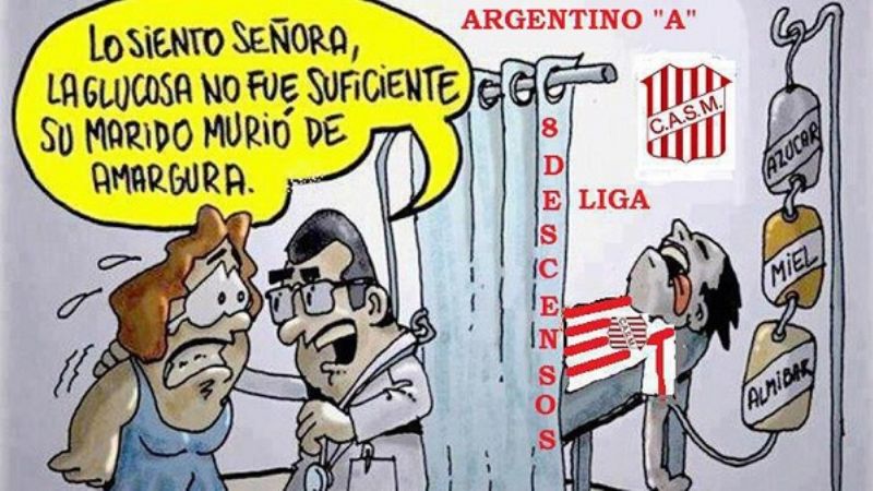 Con los afiches, Atlético se burla de San Martín