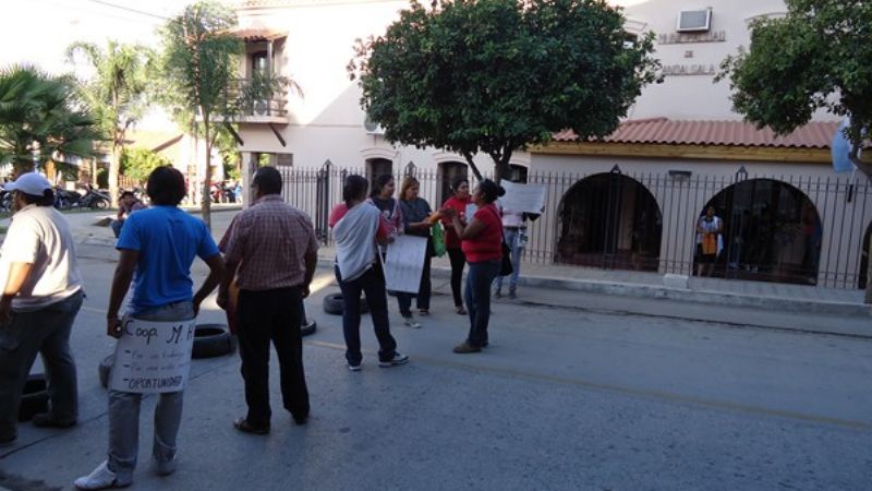 Piquete en Andalgalá