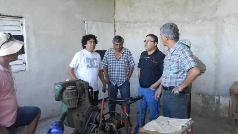 Jalil recorrió las instalaciones del Club Independiente