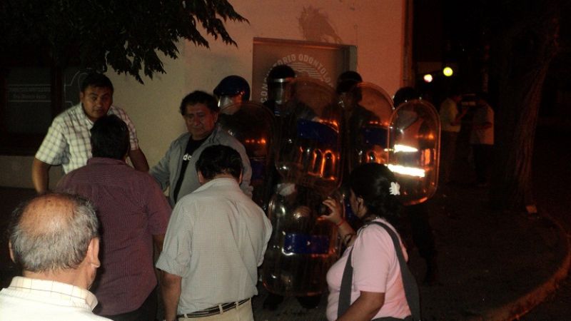 Revuelta popular contra la Justicia de Santa María