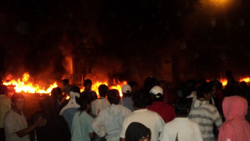 Revuelta popular contra la Justicia de Santa María