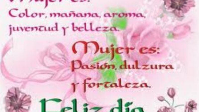 Andersch saluda a las mujeres en su día