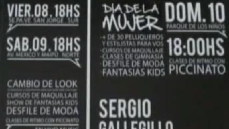 Fin de semana con muchas actividades para festejar el Día de la Mujer