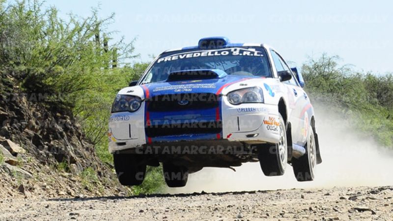 Prevedello Jr. va ganando el Rally de Valle Viejo