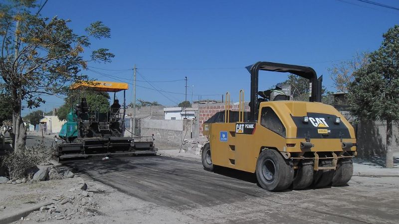 Asfalto para los barrios más olvidados del sur