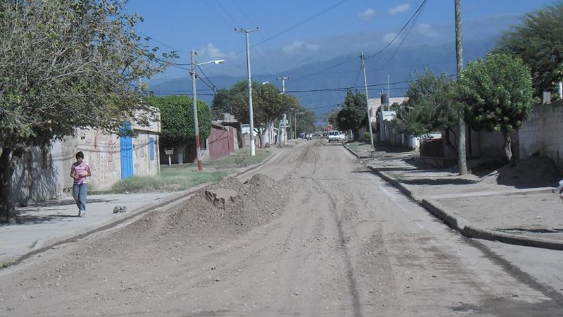 Asfalto para los barrios más olvidados del sur