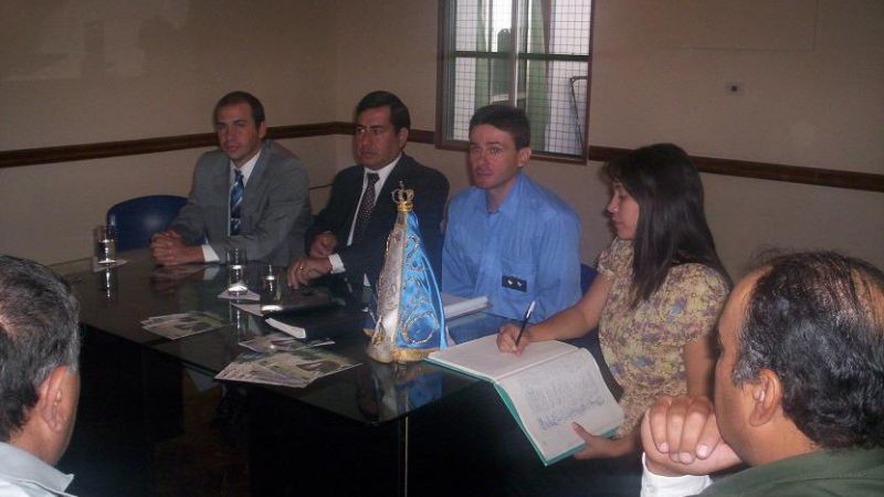 Todo listo para recibir a los peregrinos